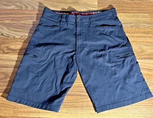 Men’s Wrangler Size 34 Shorts Navy Outdoor Hiking - Picture 1 of 7