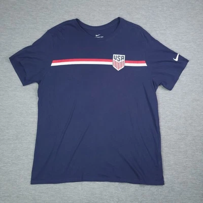 Nike Team USA T Shirt Mens XL Athletic Cut Soccer National - Image 1 of 4