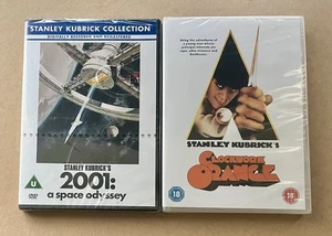 2001 A Space Odyssey + A Clockwork Orange DVD, Stanley Kubrick, NEW & SEALED - Picture 1 of 2