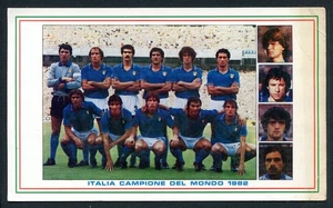 cartolina fotografica ITALIA CAMPIONE DEL MONDO 1982 calcio nuova - Bild 1 von 2