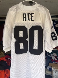 100% Authentic Jerry Rice #80 Oakland / LA/LV Raiders Reebok jersey Sz 54-New - Picture 1 of 5