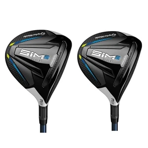 TaylorMade SIM2MAX FairwayWood 3W5W 2set RH TENSEI BLUE TM50 Flex S HC New JP - Picture 1 of 10