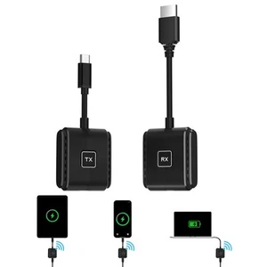 HDMI Wireless Transmitter and Receiver Kit,Support USB-C Smartphones Tablets ... - Picture 1 of 9