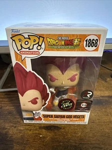 Funko Pop! - SUPER SAIYAN GOD VEGETA (Glow Chase) - DBS PR Ligero daño ver foto - Imagen 1 de 8