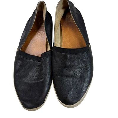 Zapatillas sin cordones de cuero Frye negras para mujer talla 8M zapatos informales cómodos Foto 1 de 4