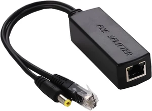 Poe Splitter Adattatore 48V to 12V 2A, Adattatore Poe 12V Ethernet IEEE 802.3Af, - Foto 1 di 12