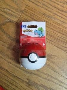 MEGA Construx - Pokemon Pokeball Evergreen Set - BULBASAUR in Poke Ball (30 Pcs) - Picture 1 of 2