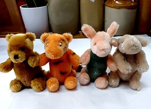 Classic Winnie the Pooh Soft Toy Set by Gund / Pooh, Tigger, Piglet, Eeyore - Picture 1 of 15