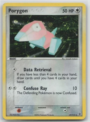 Pokemon Porygon EX Fire Red & Leaf Green Reverse Holo 47/112 LP/NM 47/112  - Image 1 of 2