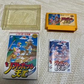 Famicom Softball Heaven with box explanation