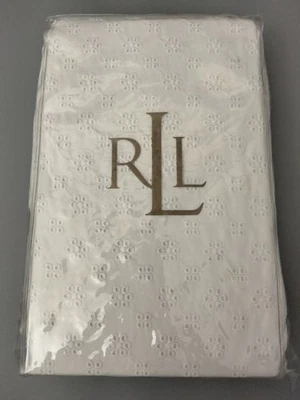 Ralph Lauren Cottage Hill blanco ojales farsa estándar Foto 1 de 4