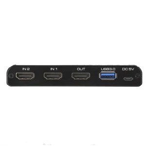 Videoaufnahmekarte 4K Zu USB 3.0 Dongle 2 X 1 Schalter Für Live-Stream DON - Bild 1 von 19