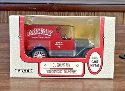 ERTL 1923 Truck Locking Coin BANK Agway Die Cast Metal  1/25 scale New In Box - Image 1 of 4