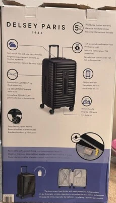 Delsey Paris 2 Piece 22" 28" Hardside Trunk Carry On luggage - Image 1 of 4