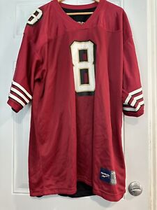 Steve Young #8 San Francisco 49ers Authentic Reebok QB club- Jersey Size 52