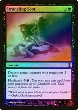 Strangling Soot FOIL Time Spiral NM Black Common MAGIC GATHERING CARD ABUGames