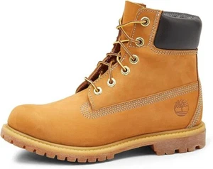 Timberland WOMEN'S 6-Inch Premium Waterproof Boot Wheat Nubuck TB010361 US 8.5 M - Picture 1 of 6