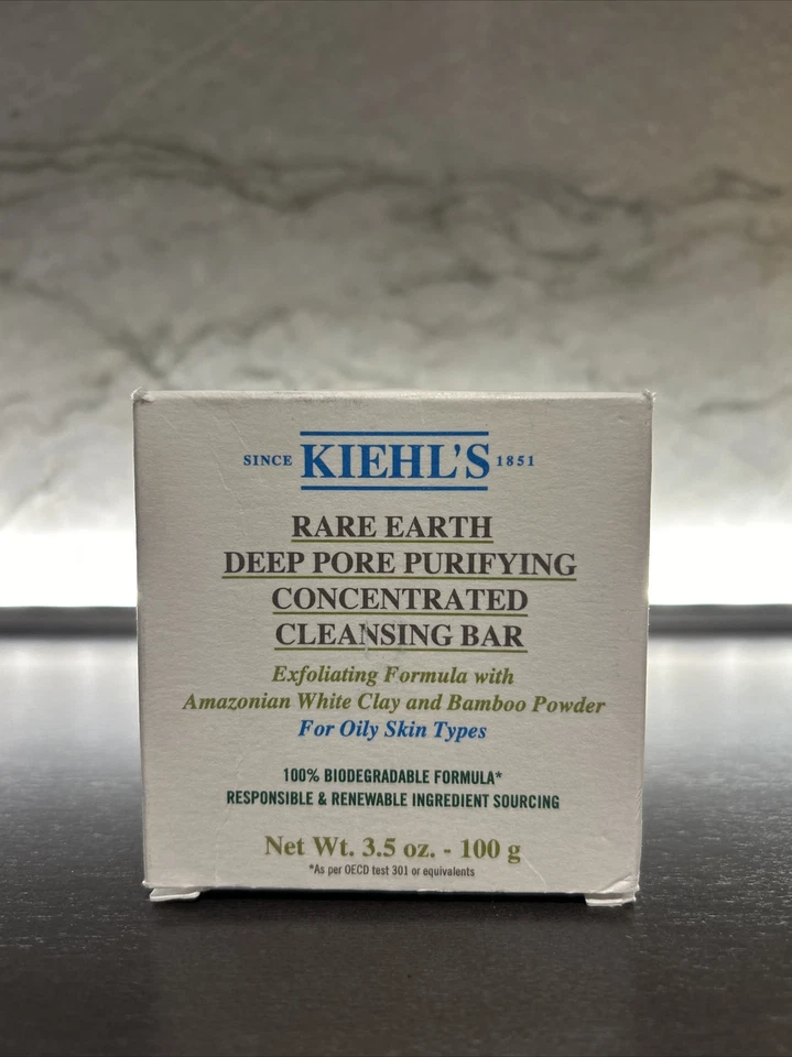 Kiehls Rare Earth Deep Pore Purifying Cleansing Bar Soap for Oily Skin 3.5 oz - Image 1 of 1