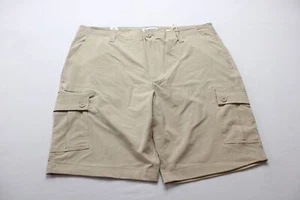Wearfirst Men's Solid Button And Pocket Cargo Shorts EJ3 Beige Size 40 NWT - Picture 1 of 3