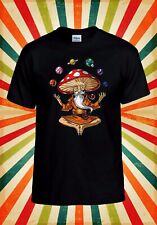 Magic Mushroom Buddha T Shirt Yoga Men Women Unisex Baseball T Shirt Top 3080