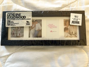NEW BLUE HARDWOOD PICTURE FRAME - Picture 1 of 2