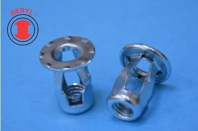 TOP QUALITY TJU02, Steel Blind Jack Nut Zinc - #6-32x0.866" - 25 Pcs