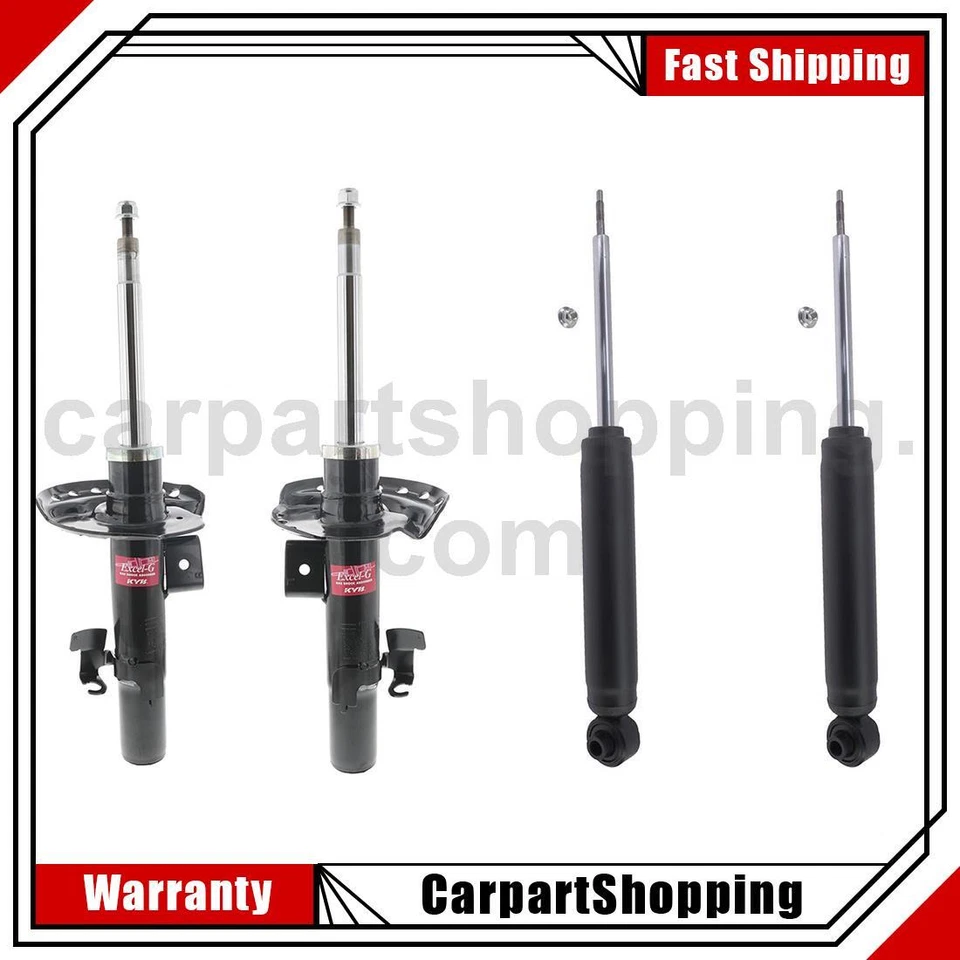 Передние и задние амортизаторы стоек 4 KYB подходят для Volvo S60 2012 Volvo S60 2011 года выпуска - Изображение 1 из 4