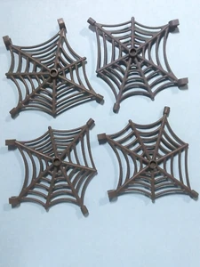 LEGO LOT 4 Spider Webs Dark Gray vintage - Picture 1 of 2