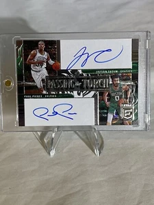 2022-23 Panini Donruss Elite JAYSON TATUM/PAUL PIERCE Dual Auto Sig. - Picture 1 of 5