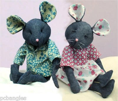 Raggedy Mouse sewing pattern  Perfect recyclers - Image 1 of 4