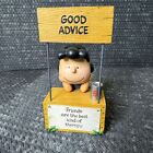 Hallmark Peanuts Lucy Good Advice Booth Friends 2010 Figurine