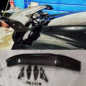 Real Carbon Fiber Rear Wing Spoiler Trunk Lip For 2014-19 Chevrolet Corvette C7 - Picture 1 of 7