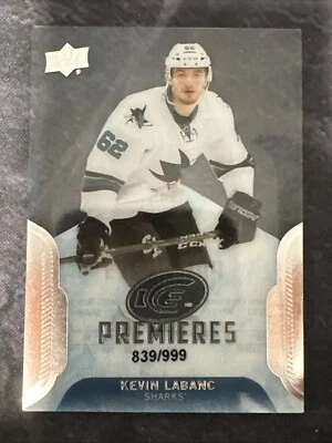 2016-17 Upper Deck Ice Rookie Premiere 145 Kevin Labanc San Jose Sharks - Image 1 of 2