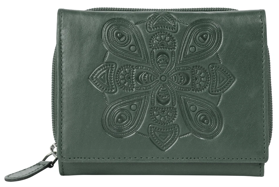 Bruno Banani Geldbörse Mandala echt Leder - NEU - Damen