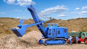 HO Scale Vehicles - 11265 - MENCK excavator with face shovel - Kit - Picture 1 of 3