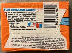 1990 Donruss Baseball Wax Pack Greg Brock Brewers Showing On Bottom Back - Picture 1 of 2