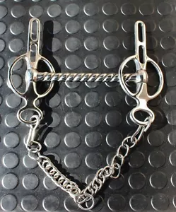 28-106 Brandneu Premium Edelstahl 5 1/2 Zoll Liverpool Bit mit Kette - Bild 1 von 1