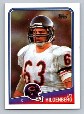 1988 Topps Jay Hilgenberg #77 Chicago Bears - Image 1 of 2