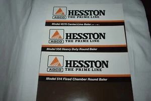 Hesston Agco 3 Brochure Model 4570-550-514 Balers - Picture 1 of 4