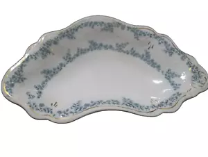 ANTIKE W. H. GRINDLEY & CO. ALDINE CHINTZWARE KNOCHENSCHALE kleine blaue Blumen - Bild 1 von 7