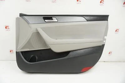 2015-2017 Hyundai Sonata Front Right Side Passenger Door Trim Panel Used Oem Rh - Image 1 of 4
