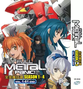 ANIME FULL METAL PANIC! SEA 1-4 VOL.1-61 END DVD ENGLISCH SYNCHRONISIERT REGION ALLE - Bild 1 von 5