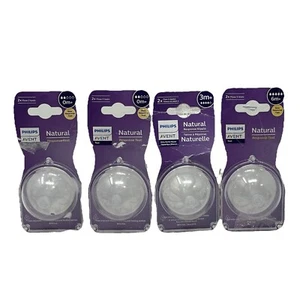 8x Philips Avent Natural Baby Bottle Teats, 4x 0M+ / 2x 3M+ / 2x 6M+ New Bundle - Picture 1 of 3