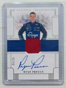 2020 National Treasures Ryan Preece Race Used Firesuit Auto Autograph #04/25 - Picture 1 of 2