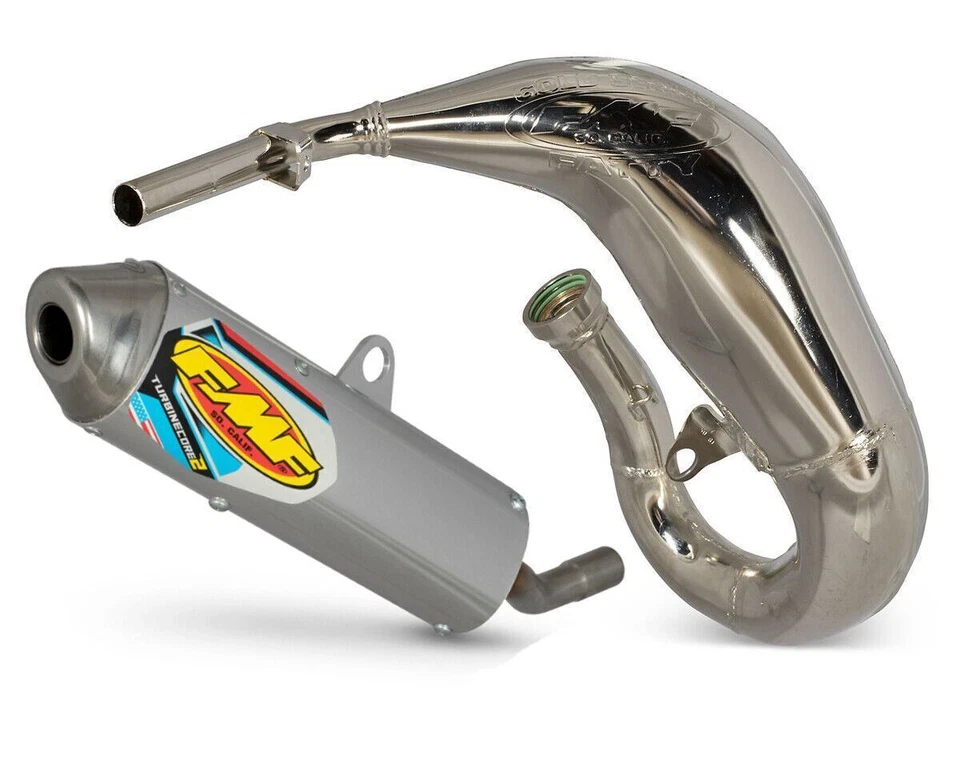 Жирная выхлопная труба FMF и глушитель Turbinecore 2 подходят только для Honda CR85R 2003-2004 годов выпуска - Изображение 1 из 1
