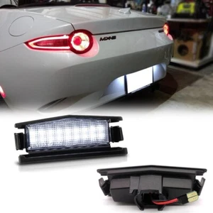 2x 6000k For Mazda MX-5 Miata 15-21 LED Tail License Plate Lights Reverse Lamp - Picture 1 of 8