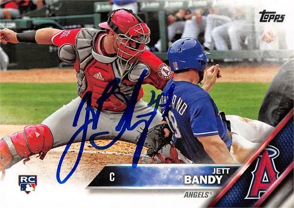 Jett Bandy autographed Baseball Card (Angels) 2016 Topps Update Rookie #US24 - Image 1 of 1