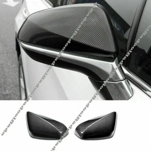2P For Lexus RX350 RX450h 2016-2021 Carbon Fiber Look RearView Mirror Cover Trim - Picture 1 of 5