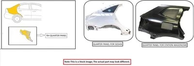Right QUARTER PANEL ASSY For 2007-2011 LEXUS LS460 Foto 1 de 4