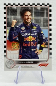 Sergio Perez 2022 Topps Formula 1 Checker Flag #22 Oracle Red Bull Racing Honda - Picture 1 of 2